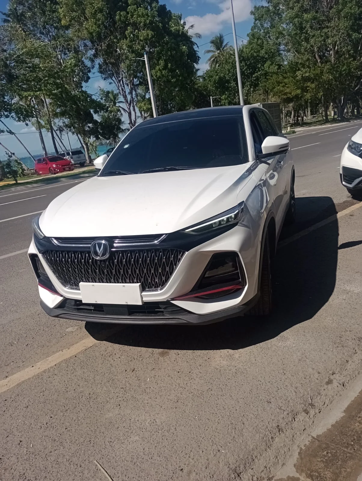 Changan X7 Plus, blanco