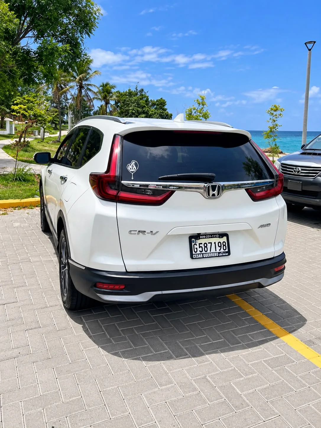 posterior — Honda CR-V · Blanca clásica